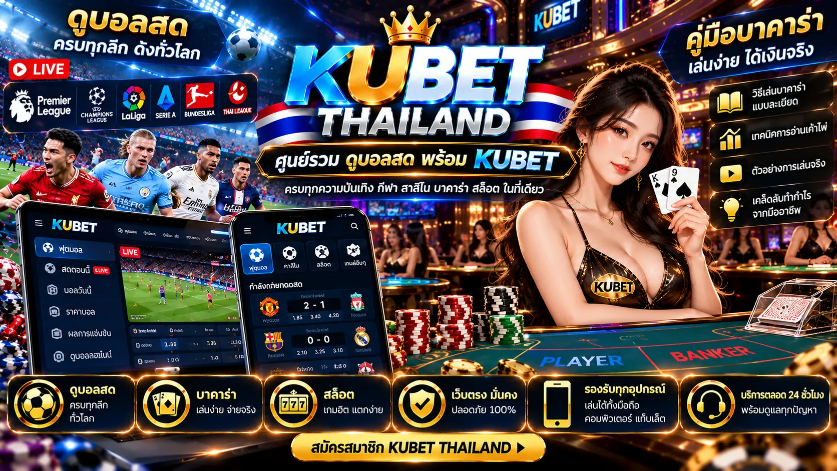 ku bet thailand ศูนย์รวม ดุ บอล สด พร้อม KUBET คู่มือบาคาร่า